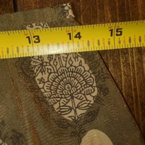 MY WEEKEND CLOTHES Green patterned Size 10 maxi skirt - Picture 11 of 14